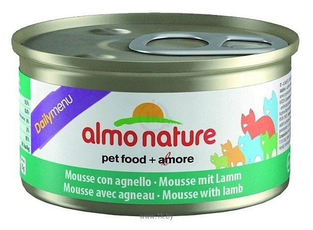 Фотографии Almo Nature DailyMenu Adult Cat Mousse Lamb (0.085 кг) 1 шт.