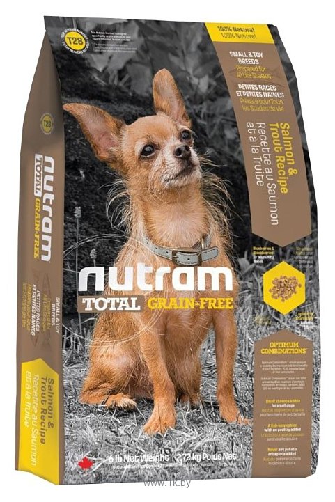 Фотографии Nutram T28 Лосось и форель для собак мелких пород (2.27 кг)