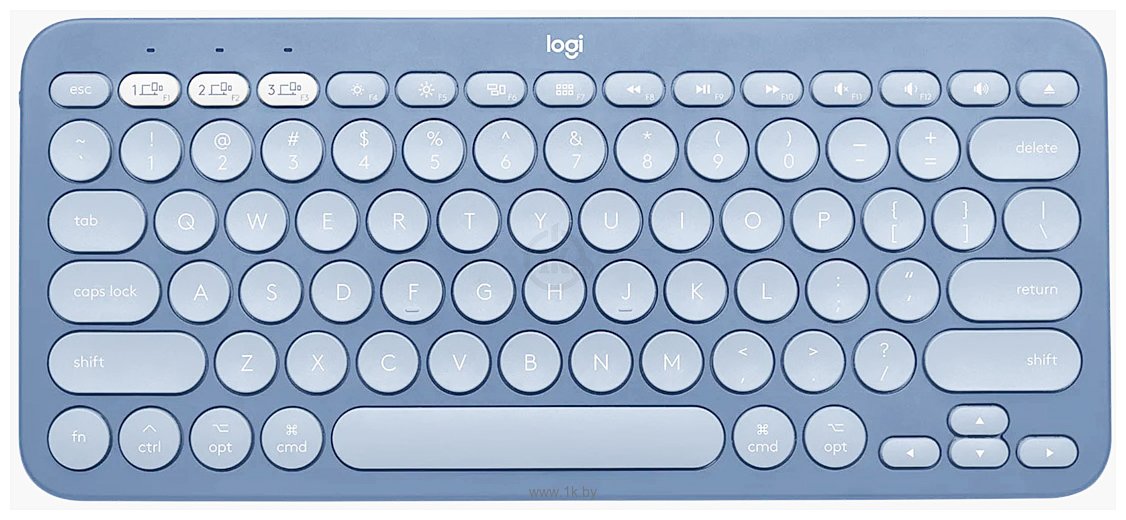 Фотографии Logitech Multi-Device K380 Bluetooth for Mac blue (без кириллицы)