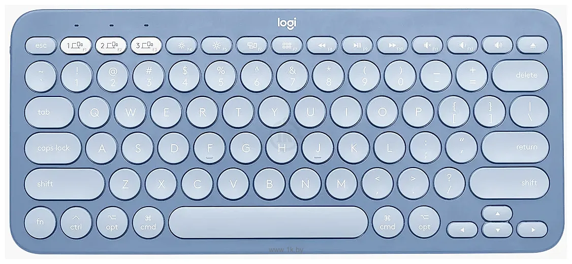Фотографии Logitech Multi-Device K380 Bluetooth for Mac blue (без кириллицы)