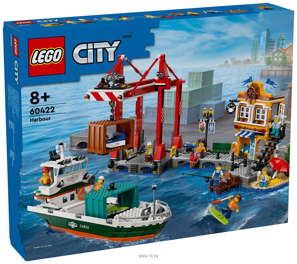 Фотографии LEGO City 60422 Морской порт с грузовым судном