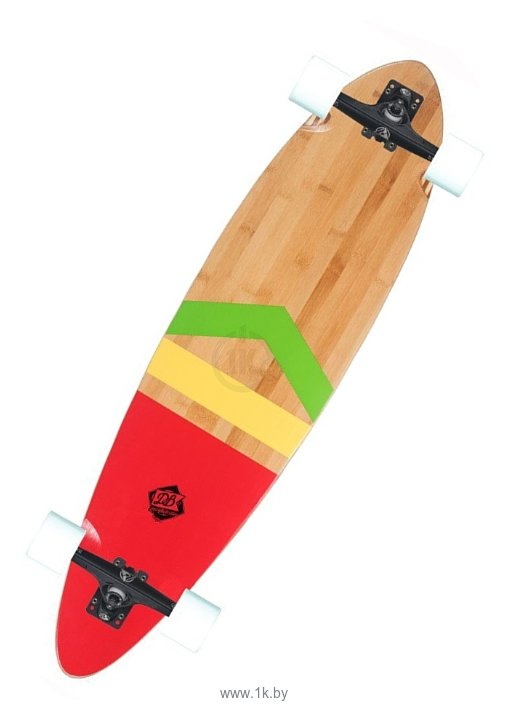 Фотографии DB longboards Anthem rasta bamboo fiberglass pintail 38 complete
