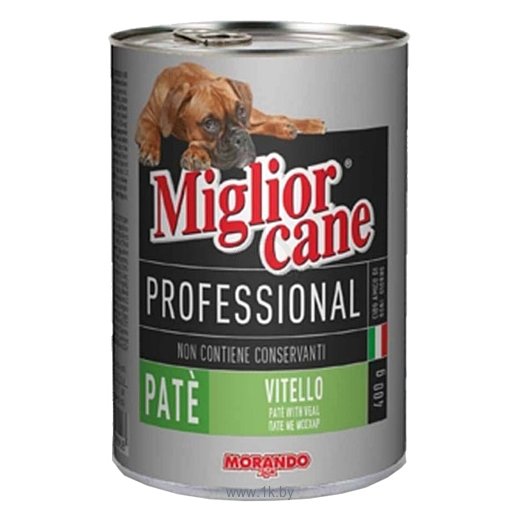 Фотографии Miglior (0.4 кг) 1 шт. Cane Professional Line Pate Veal