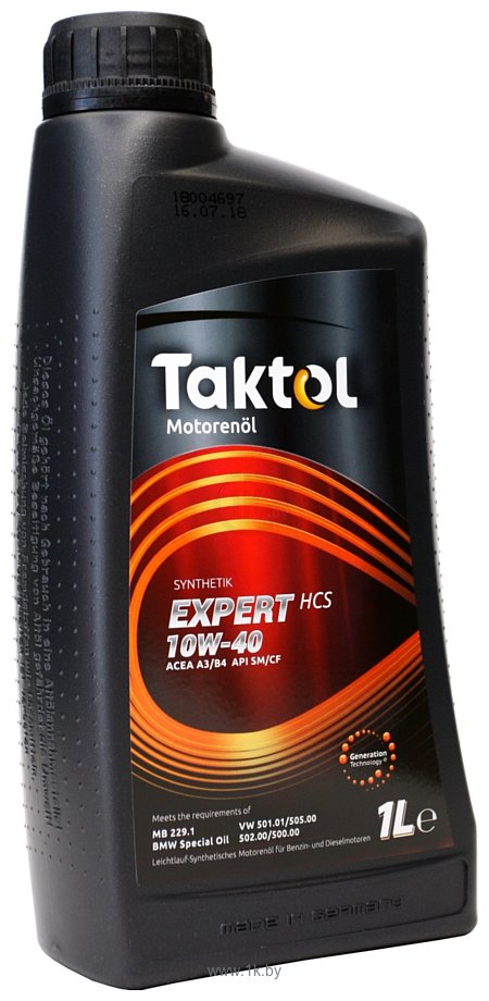 Фотографии Taktol Expert HCS 10W-40 1л