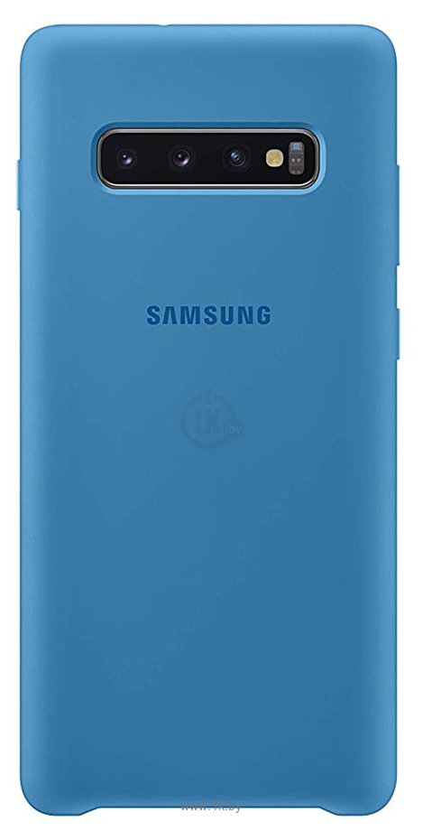 Фотографии Samsung Silicone Cover для Samsung Galaxy S10 Plus (синий)