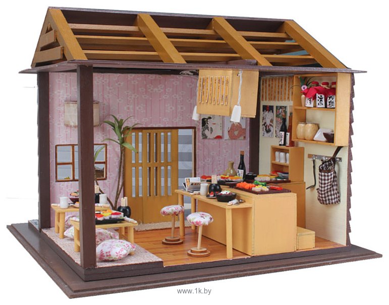 Фотографии Hobby Day DIY Mini House Суши Бар Sakura (13827)
