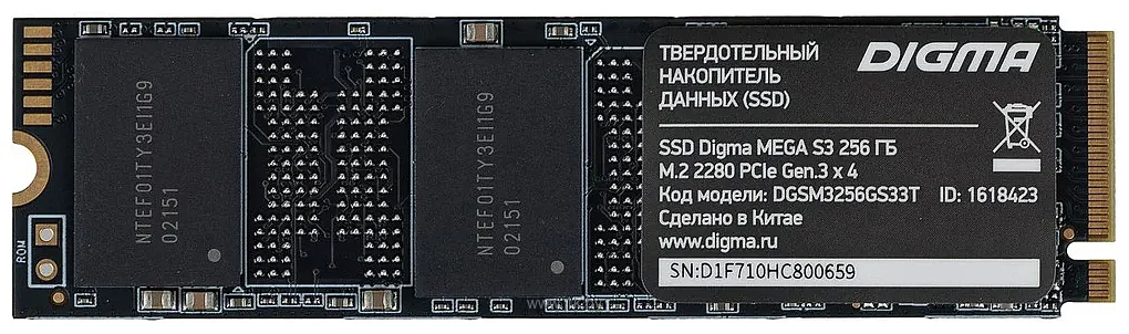 Фотографии Digma Mega S3 256GB DGSM3256GS33T
