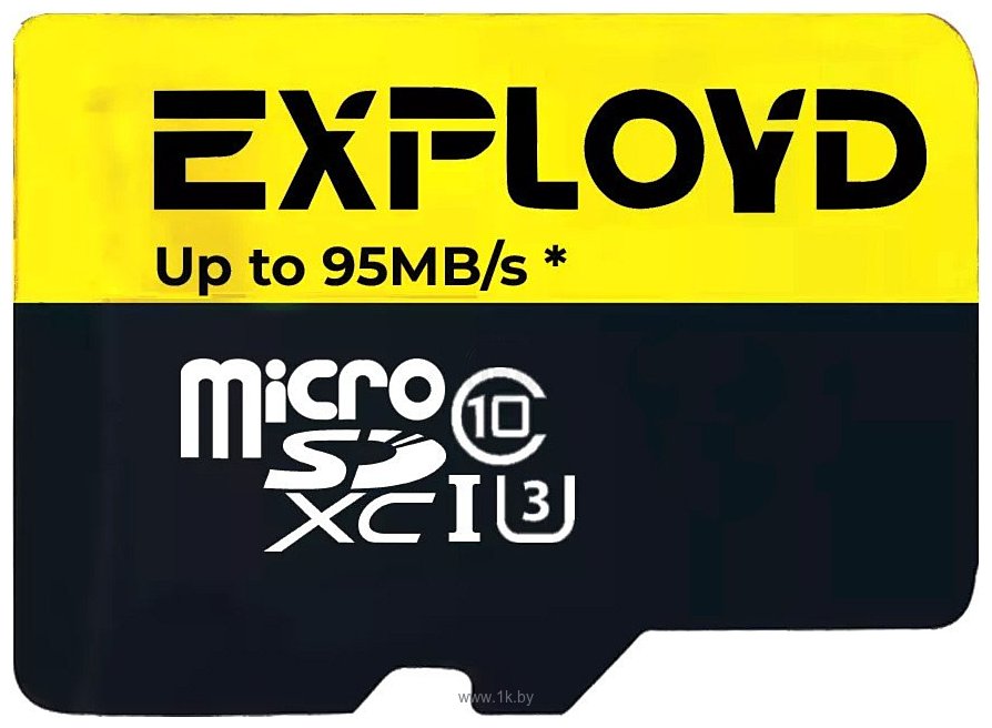 Фотографии Exployd Premium Series microSDXC 128GB EX128GCSDXC10UHS-1-ELU3-W/A-AD