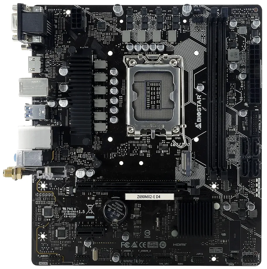 Фотографии Biostar Z690MX2-E D4 Ver. 6.0 Фотографии Biostar Z690MX2-E D4 Ver. 6.0