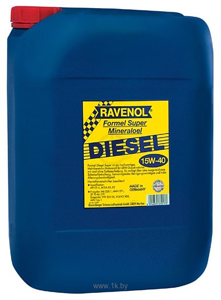 Фотографии Ravenol Formel Super Diesel 15W40 CF-4 5л