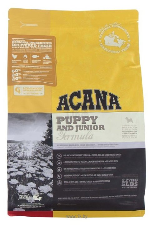 Фотографии Acana Puppy & Junior (2.27 кг)