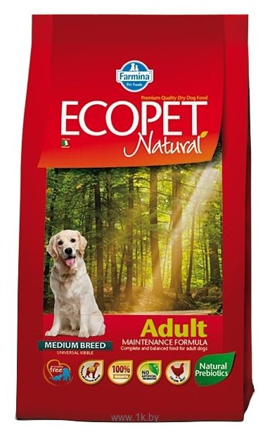 Фотографии Farmina Ecopet Natural Adult Medium (12 кг)