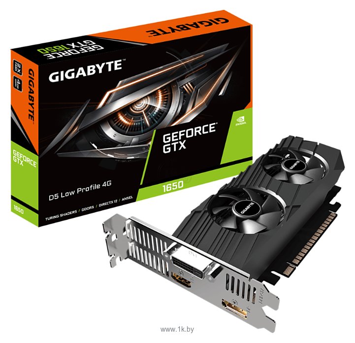 Фотографии GIGABYTE GeForce GTX 1650 4096MB D5 Low Profile (GV-N1650D5-4GL)