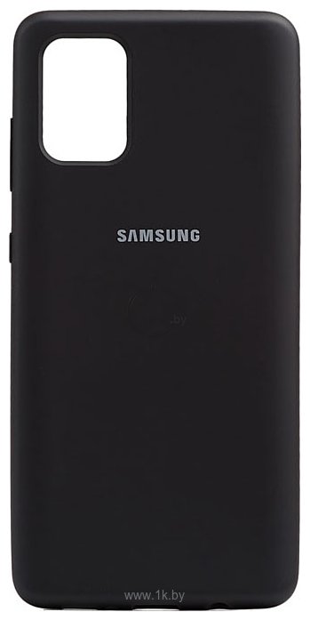 Фотографии EXPERTS Soft-Touch для Samsung Galaxy M31 с LOGO (черный)