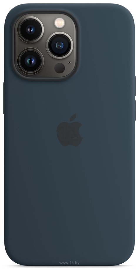 Фотографии Apple MagSafe Silicone Case для iPhone 13 Pro (синий омут)