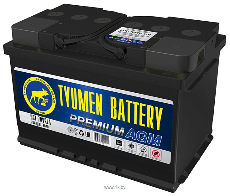 Фотографии Tyumen Battery Premium AGM (70Ah)