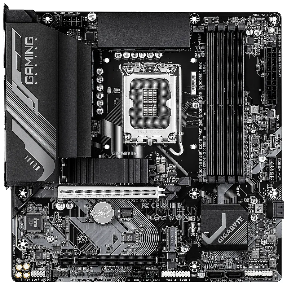 Фотографии Gigabyte B760M Gaming X GEN5 Фотографии Gigabyte B760M Gaming X GEN5