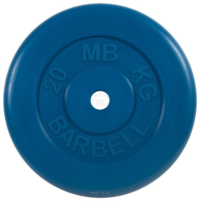 Фотографии MB Barbell Стандарт 31 мм (1x20 кг, синий)
