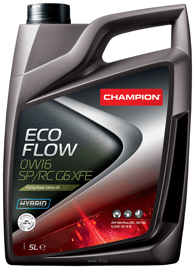 Фотографии Champion Eco Flow 0W-16 SP/RC G6 XFE 5л