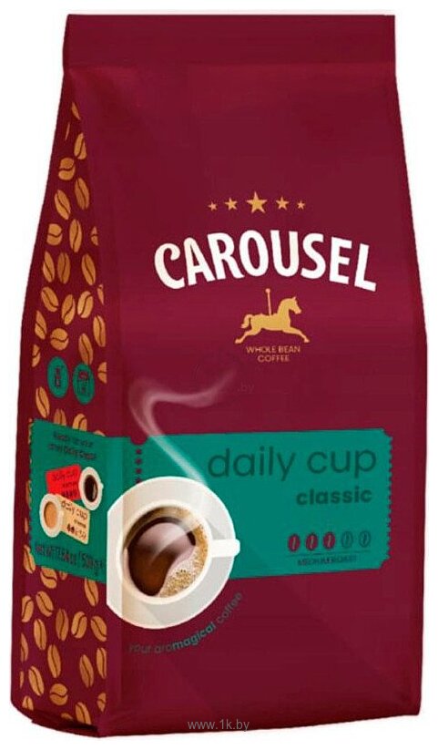 Фотографии Carousel Daily Cup Classic зерновой 1 кг Фотографии Carousel Daily Cup Classic зерновой 1 кг