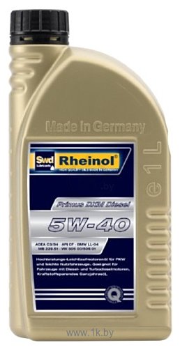 Фотографии Rheinol Primus DXM Diesel 5W-40 1л