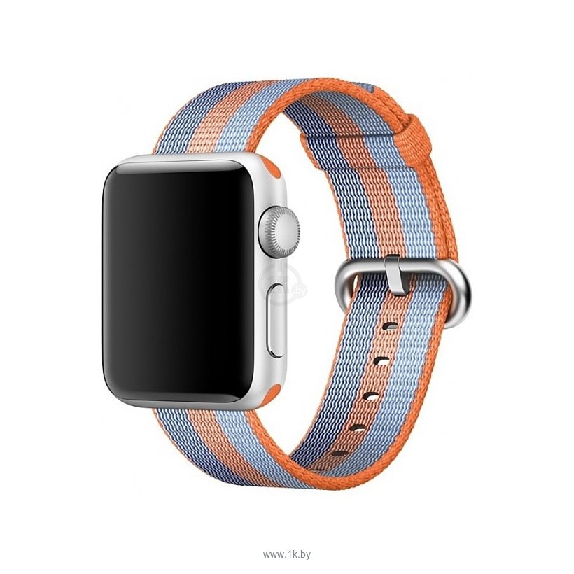 Фотографии Apple из плетеного нейлона 38 мм (оранжевый) (MPVV2)
