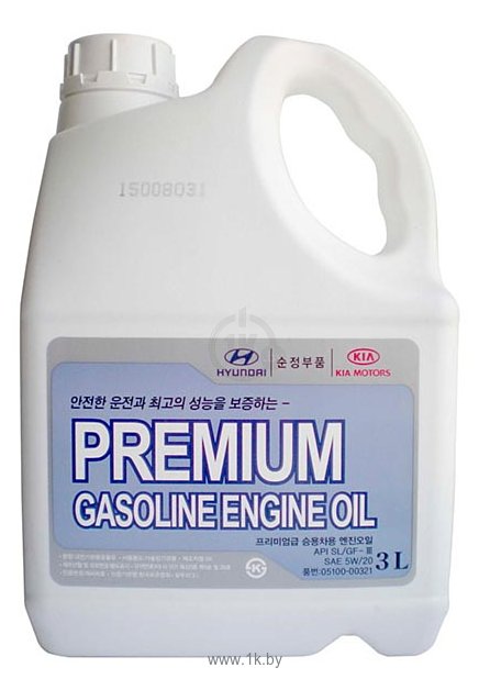 Фотографии Hyundai/KIA Premium Gasoline SL/GF-3 5W-20 3л