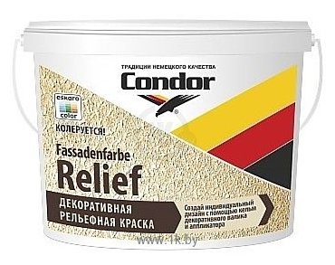 Фотографии Condor Fassadenfarbe Relief (9.7 л)