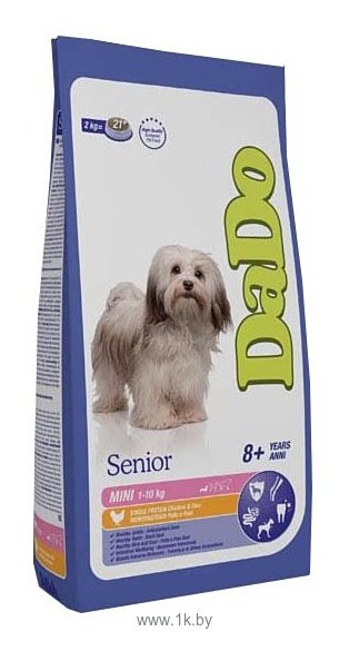 Фотографии DaDo (2 кг) Для пожилых собак мелких пород с курицей и рисом