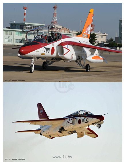 Фотографии Hasegawa Тренировочный самолет Kawasaki T-4 JASDF 60th Anniversary