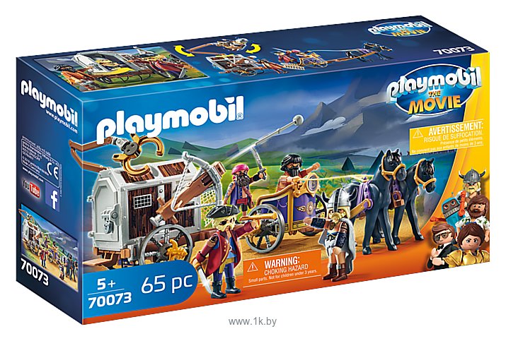 Фотографии Playmobil The Movie 70073 Чарли с тюремной повозкой