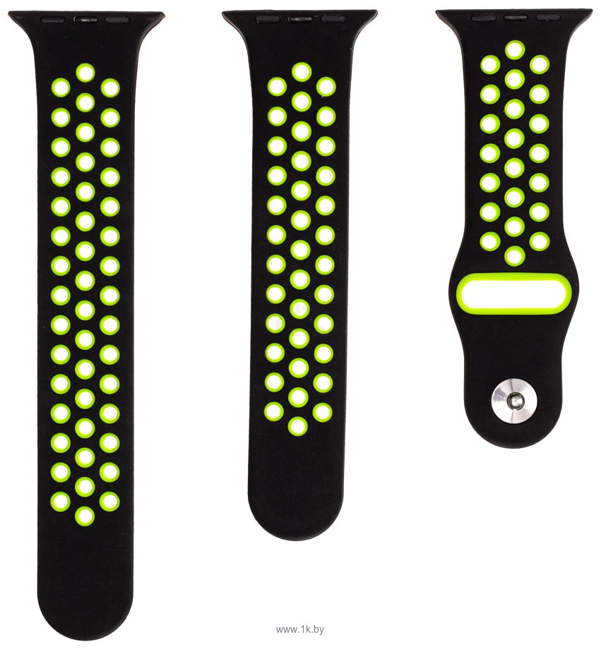 Фотографии Evolution AW40-SP01 для Apple Watch 38/40 мм (black/fluorescent green)