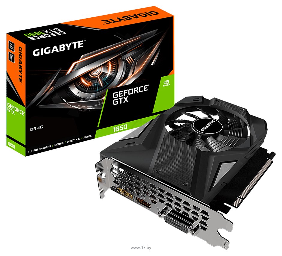 Фотографии GIGABYTE GeForce GTX 1650 D6 4G (rev. 1.0) (GV-N1656D6-4GD)