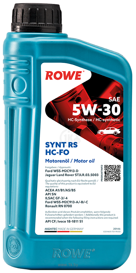 Фотографии ROWE Hightec Synt RS HC-FO 5W-30 1л