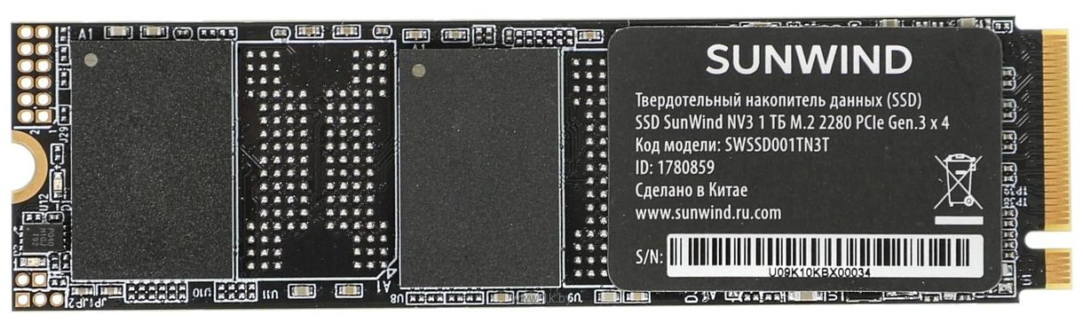 Фотографии Sunwind NV3 1TB SWSSD001TN3T