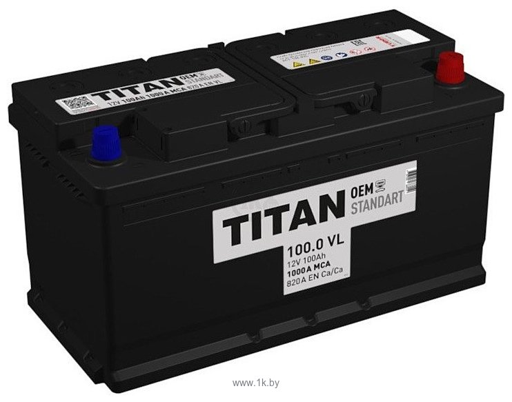 Фотографии Titan Standart R+ (100Ah)