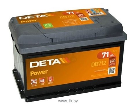 Фотографии DETA Power R (71Ah)