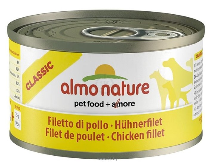 Фотографии Almo Nature (0.095 кг) 1 шт. Classic Adult Dog Chicken Fillet