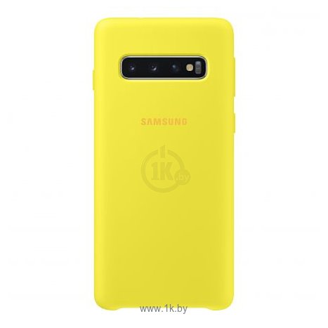 Фотографии Samsung Silicone Cover для Samsung Galaxy S10 (желтый)