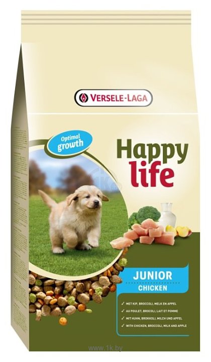 Фотографии Happy life (10 кг) Junior with Chicken