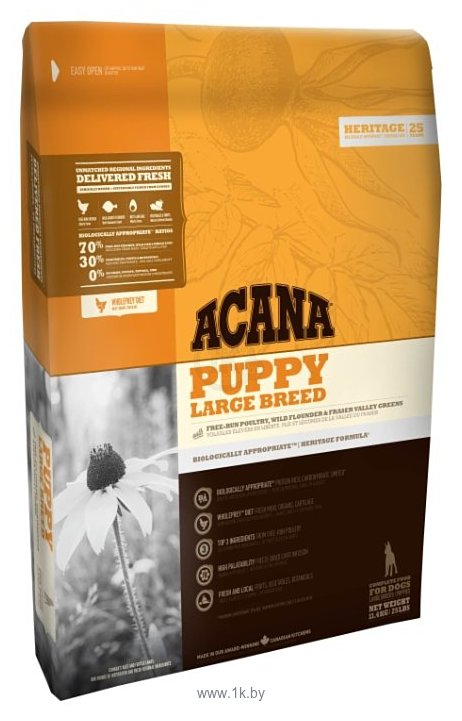 Фотографии Acana (11.4 кг) Heritage Puppy Large Breed