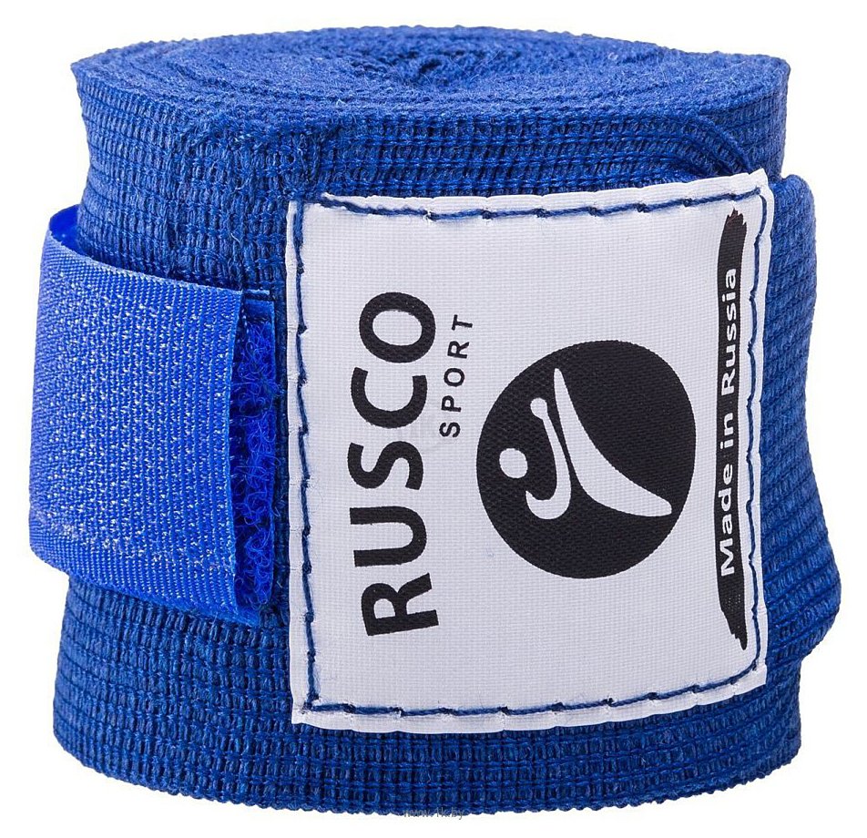 Фотографии Rusco Sport Эластичный бинт для бокса (4.5 м, синий, 2 шт) RSC-12652