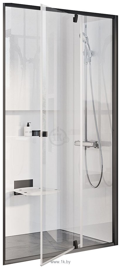 Фотографии Ravak Pivot PDOP2-120 (черный/прозрачный)