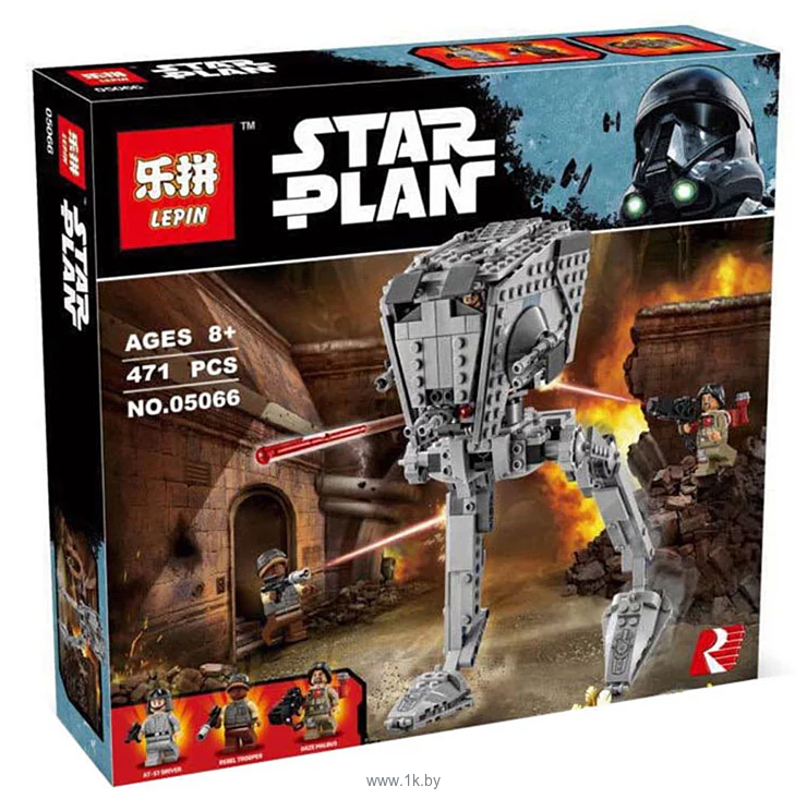 Фотографии Lepin Star Wars 05066 Разведывательный транспортный вездеход (AT-ST)