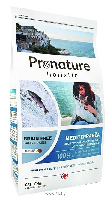 Фотографии ProNature (0.34 кг) Holistic Grain Free Mediterranea с сельдью, лососем и чечевицей