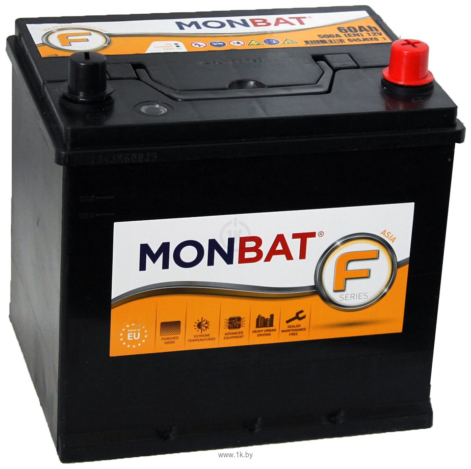 Фотографии Monbat Formula Asia R+ (60Ah)