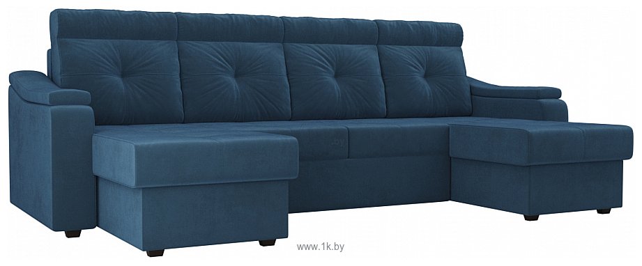 Фотографии Лига диванов Джастин 105141 (голубой)