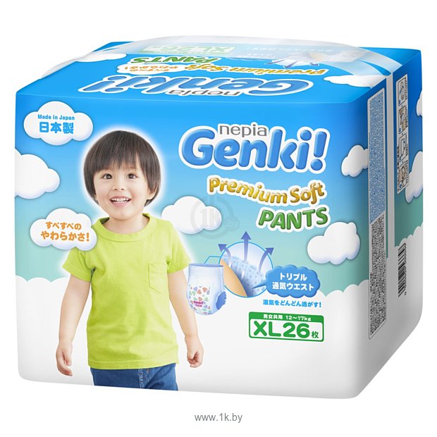 Фотографии GENKI! Premium Soft XL 5 Junior (12-17 кг) 26 шт
