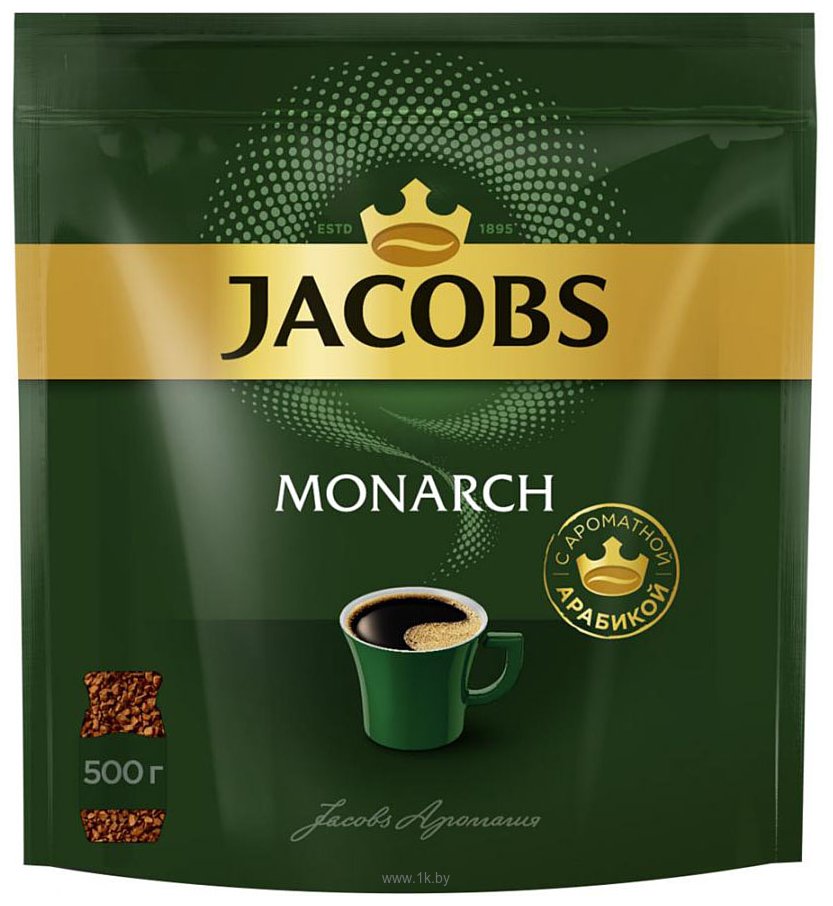 Фотографии Jacobs Monarch растворимый 500 г (пакет)