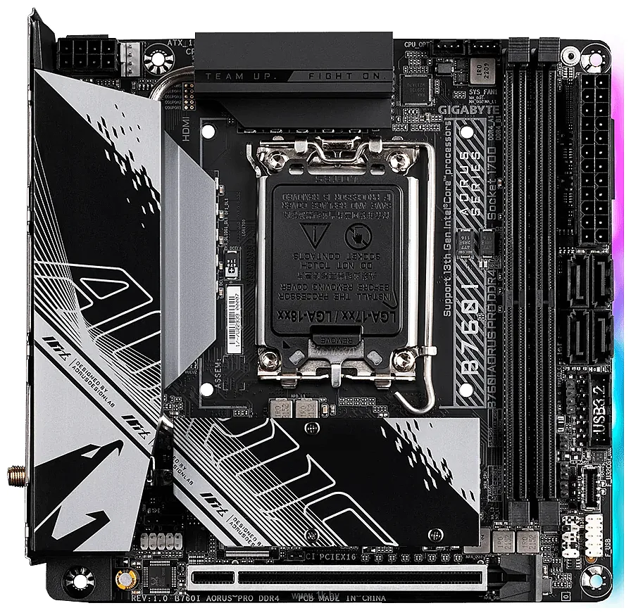 Фотографии Gigabyte B760I Aorus Pro DDR4 (rev. 1.1)